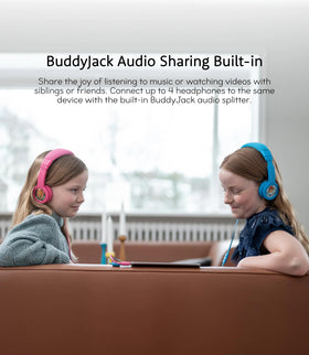 BuddyPhones Explore Plus with in-line mic cable for easy calls and sharing