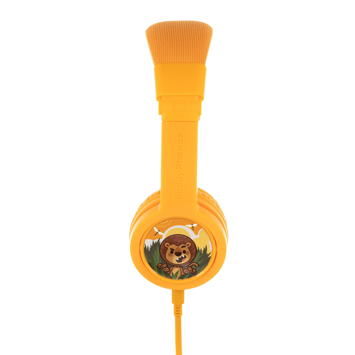 Sun Yellow BuddyPhones Explore Plus design ideal for kids