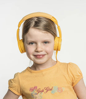 BuddyPhones Explore Plus volume-limiting at 85dB for safer listening