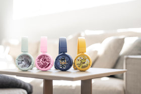BuddyPhones POP Fun worn by a child for comfortable learning sessions.