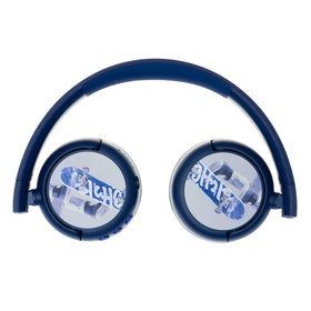 Rugged, kid-friendly build of BuddyPhones POP Fun blue