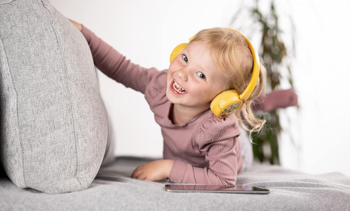 BuddyPhones POP Fun volume limit at 94dB for louder environments.