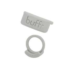 BUFFR front view grey size 11 protecting ring with slim discreet profile