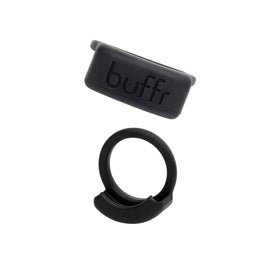 BUFFR front view protector on ring showing slim fit and discreet look