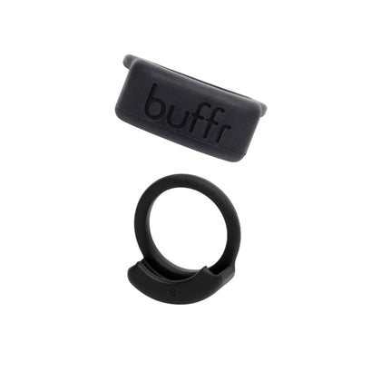 BUFFR front view protector on ring showing slim fit and discreet look