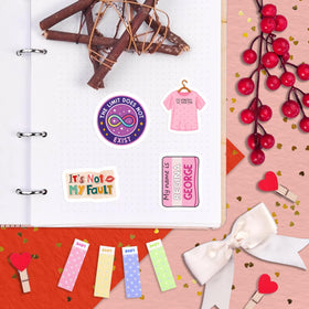 BulbaCraft Burn Book stickers gift-pack enhances gifting with style.