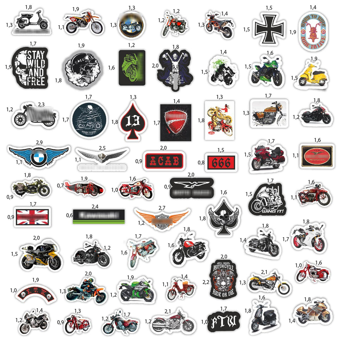 BulbaCraft easy-peel sticker sheet ready for laptops, bottles, and more.