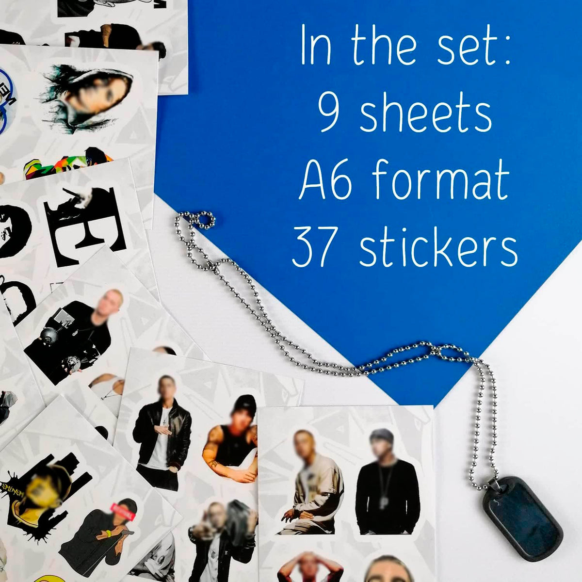 BulbaCraft rap stickers on laptop; bold graphics, durable finish.