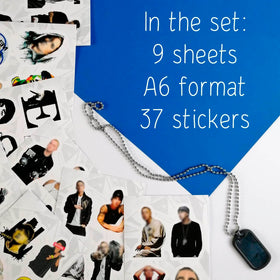 BulbaCraft rap stickers on laptop; bold graphics, durable finish.