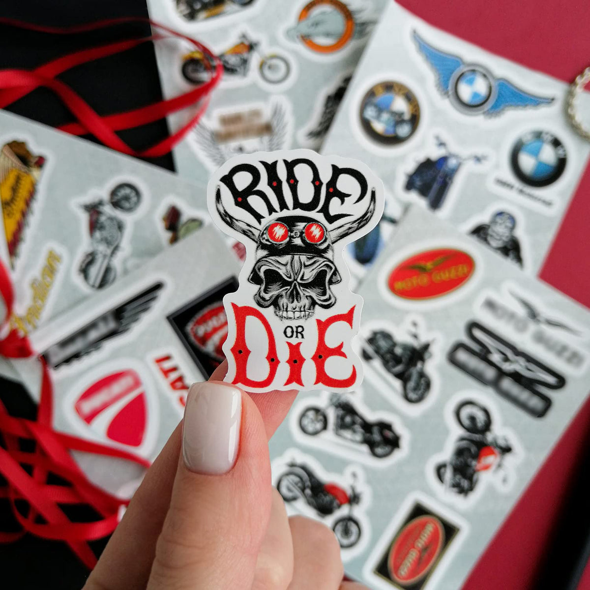 BulbaCraft reusable sticker sheet allows returning decals to the sheet.