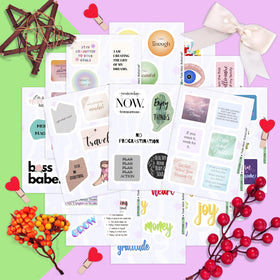 BulbaCraft vision board stickers laptop decor for personalized devices.