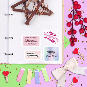 BulbaCraft vision board stickers outdoor use brighten daily routines.