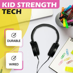 Bulktech bulk on-ear leather cushions provide comfortable all-day wear.