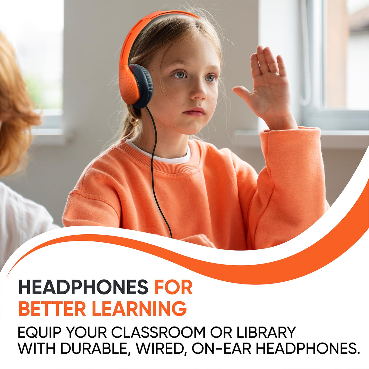 Bulktech colorful variations on-ear headphones closeup, vibrant options for students.