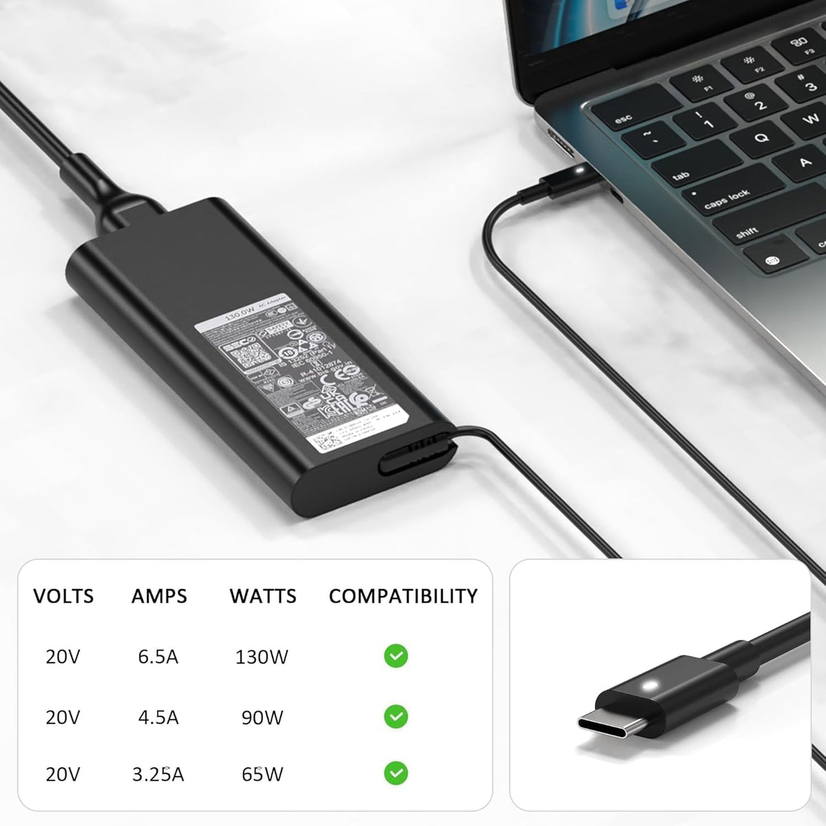 BULL-TECH Dell Precision 5550 charger offers reliable performance.