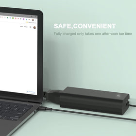 Bull-Tech 65W USB-C charger for Latitude 7390 offers versatile desk-to-travel power.