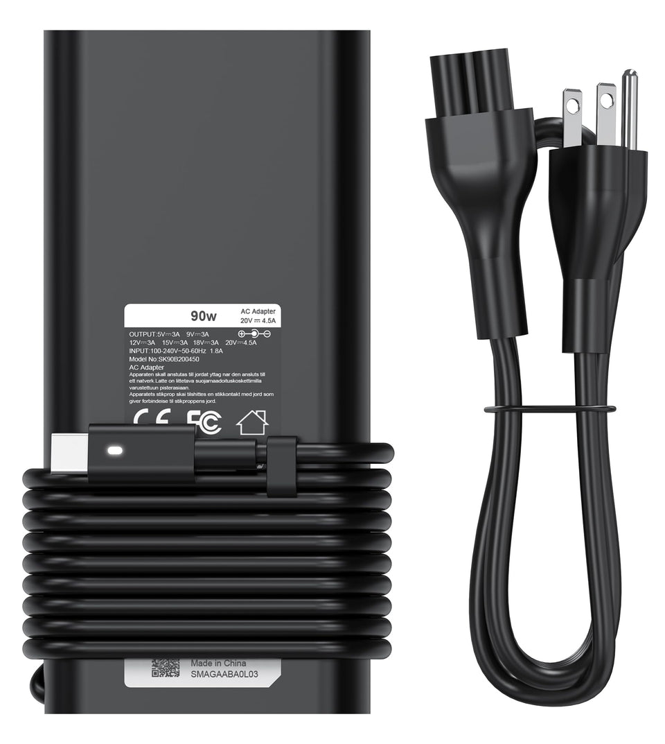 BULL-TECH 90W charger front view showing compact form and brand logo for reliable power
