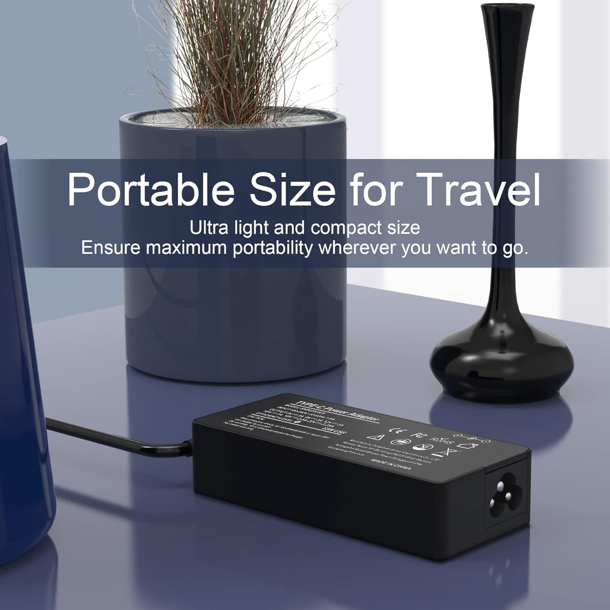 Bull-Tech charger in carbon finish highlights portability.