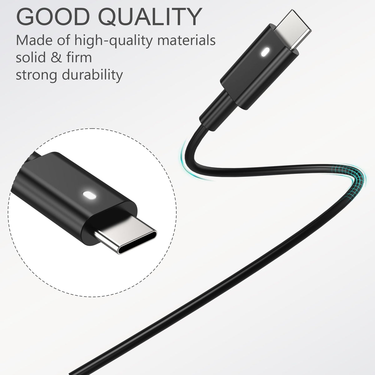 Bull-Tech USB-C port detail highlighting 130W charging capability.
