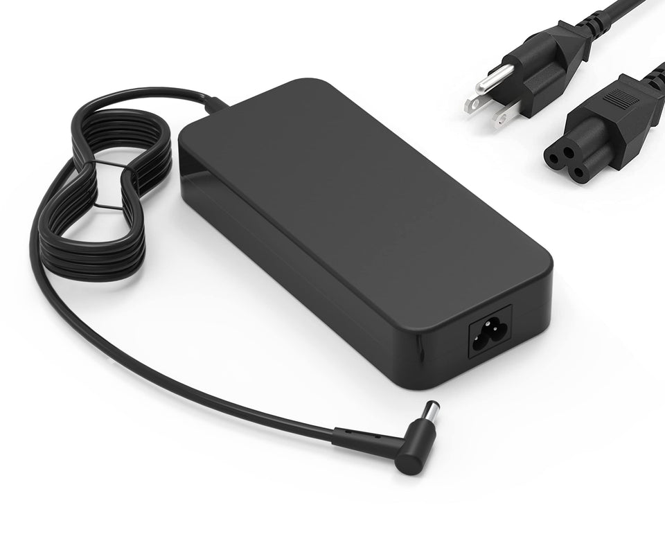 BULL-TECH front view of 180W adapter showing compact brick and power cord, reliable replacement