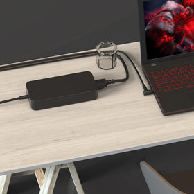 BULL-TECH powering an MSI laptop in use, steady performance during gaming