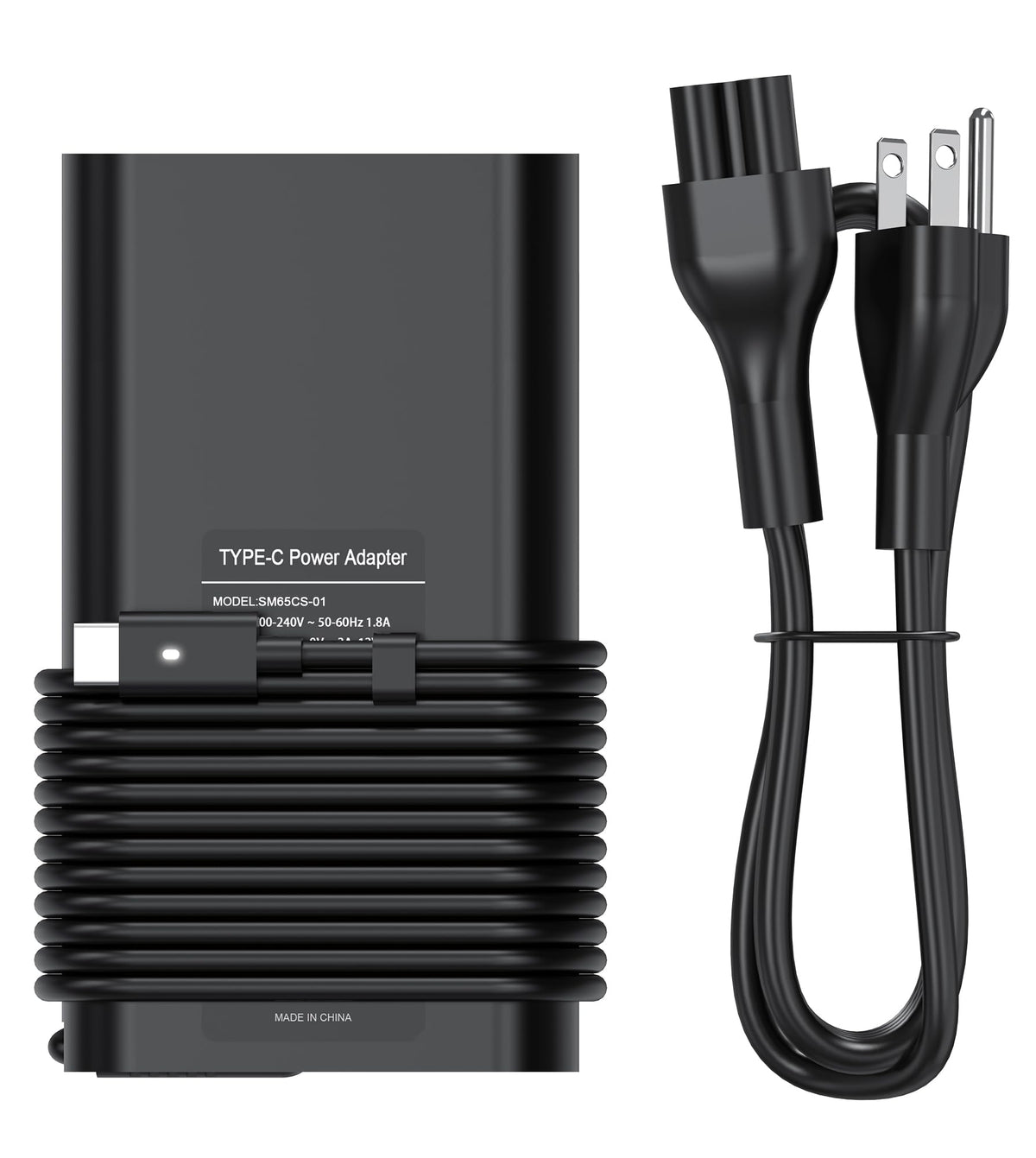 Bull-Tech USB-C 65W charger for Dell XPS 9360 enabling fast charging on the go