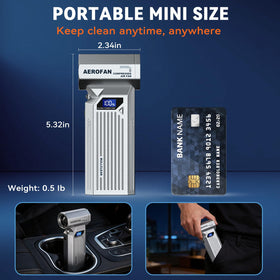 Bullclean compact, lightweight design enables one-handed use anywhere.