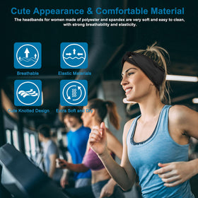 Soft breathable polyester-spandex fabric in black for active wear