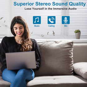 BULYPAZY headband features HD speakers for wireless music