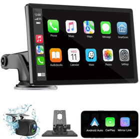 BuonaIdea front-facing 7-inch touchscreen showing CarPlay for clearer navigation