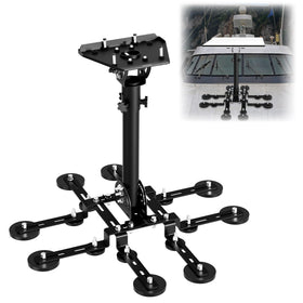 Burbifro Starlink Gen 3 mount with 16 magnetic bases for secure roof attachment.