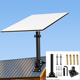 Burbifro Starlink Gen 3 pivot roof mount shown outdoors for sturdy satellite setup