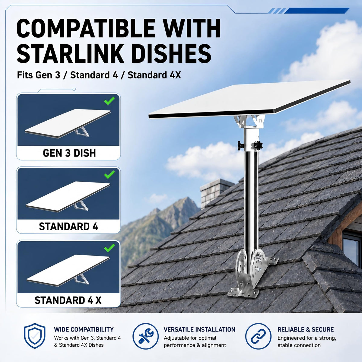 Tilt-adjustment head for manual dish orientation by Burbifro