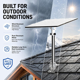 Weather-resistant roof mount designed for outdoor use by Burbifro
