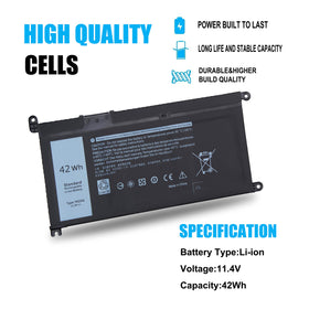 Burflo YRDD6 battery for Dell Inspiron 5593 ready for reliable daily use