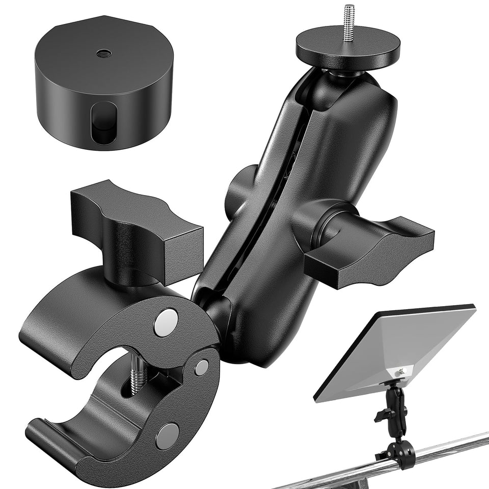 BURMONG front view showing secure Starlink Mini mount and stable hold