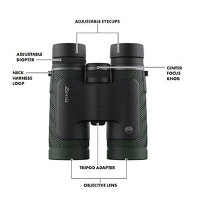 Carrying case and neoprene neck strap included with Burris DroptineHD for all-day comfort