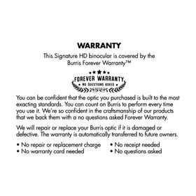 Burris SigHD 12x50 binoculars rugged wrap for backcountry durability