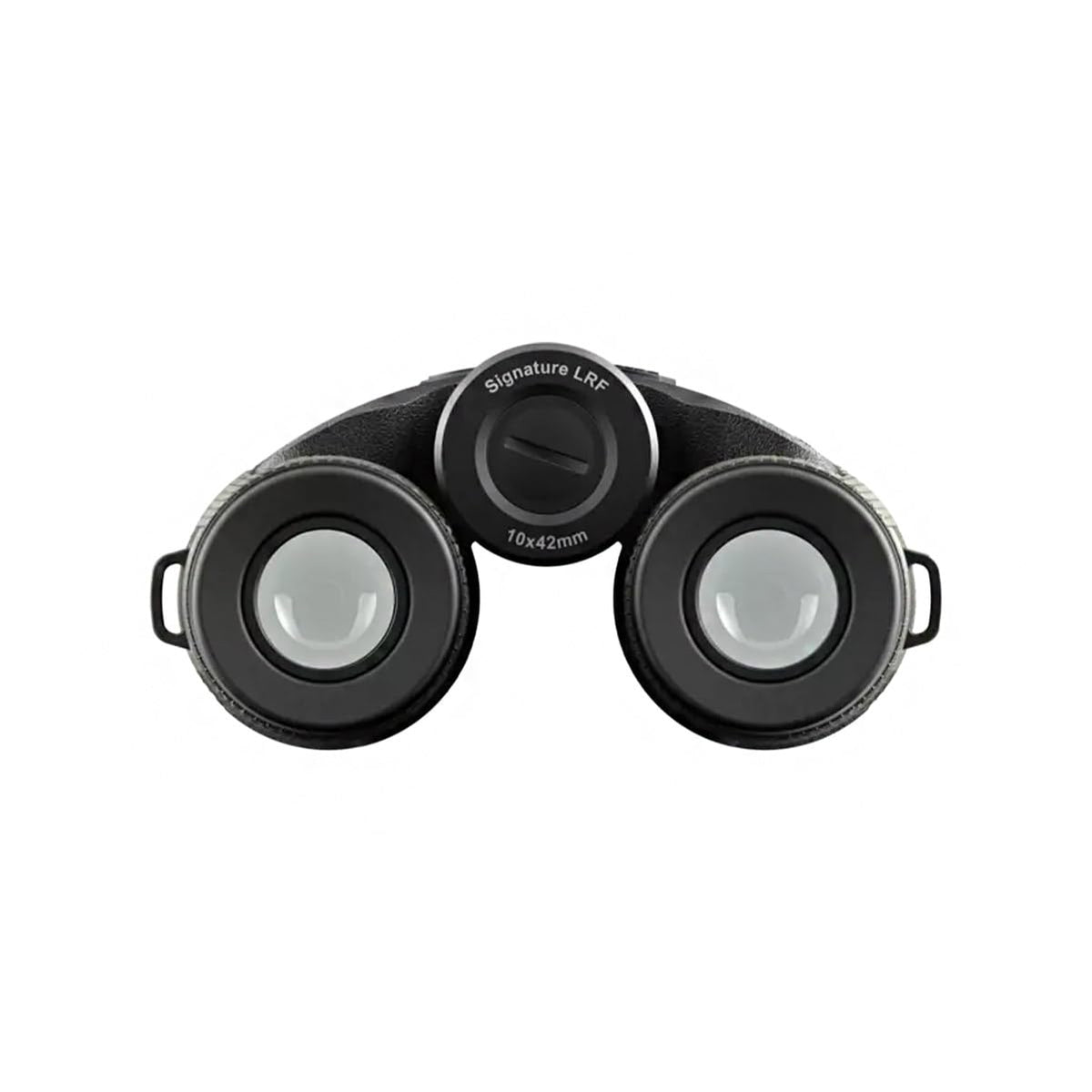 Burris SignatureHD LRF Binocular reticle closeup emphasizes fast target acquisition.