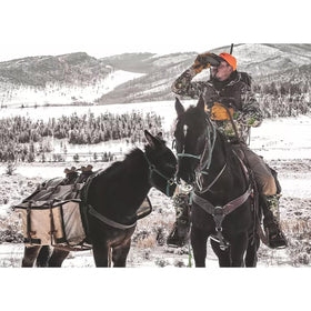 Burris SignatureHD LRF Binocular rubber-armored body offers secure grip in wet conditions.