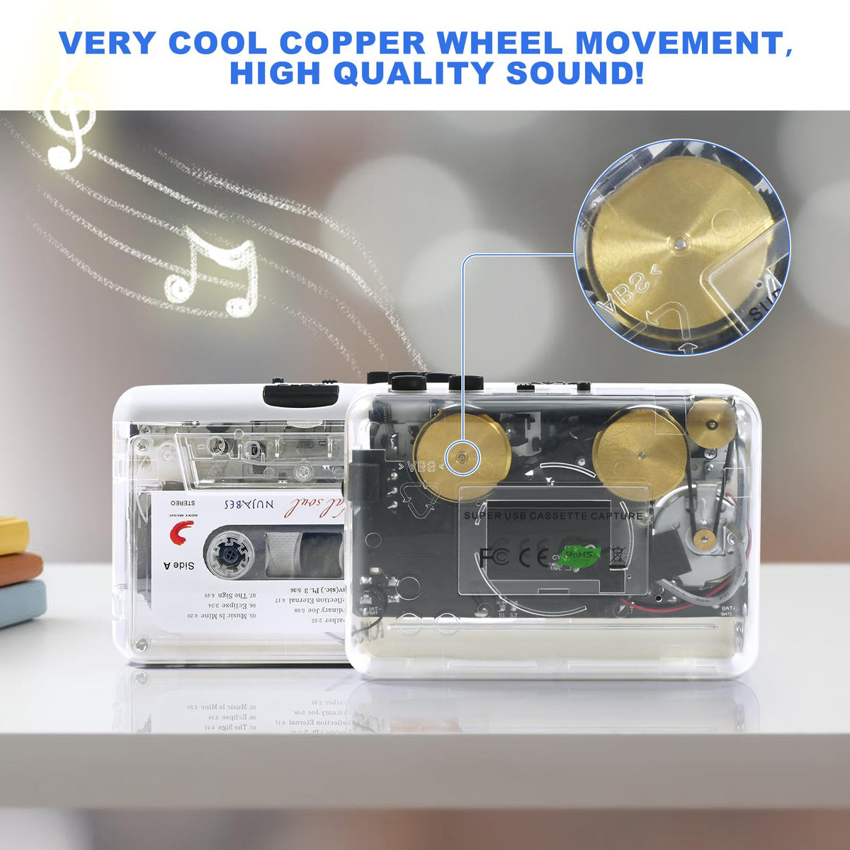 Burtowic tape-to-MP3 software enables easy digitization.