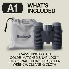 Bushnell A1 pocket-ready storage for quick access on trips
