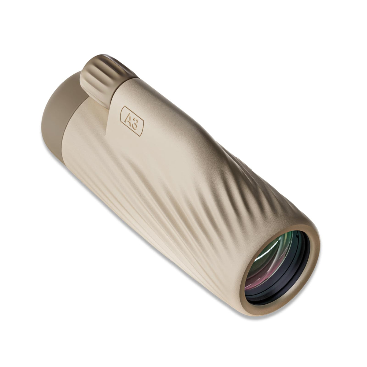 Bushnell A3 10x32 monocular front view for portable viewing