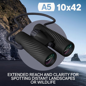 Bushnell A5 warranty information closeup reinforces long term value