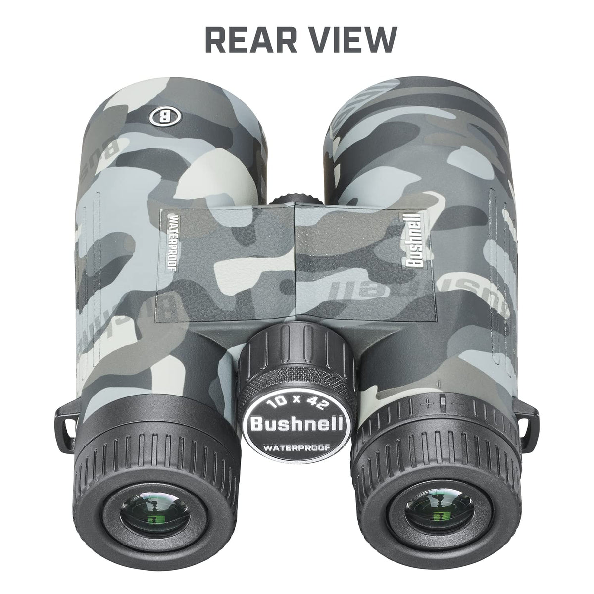 Bushnell Blackout Camo 10x42 with IPX7 waterproof design and fogproof performance