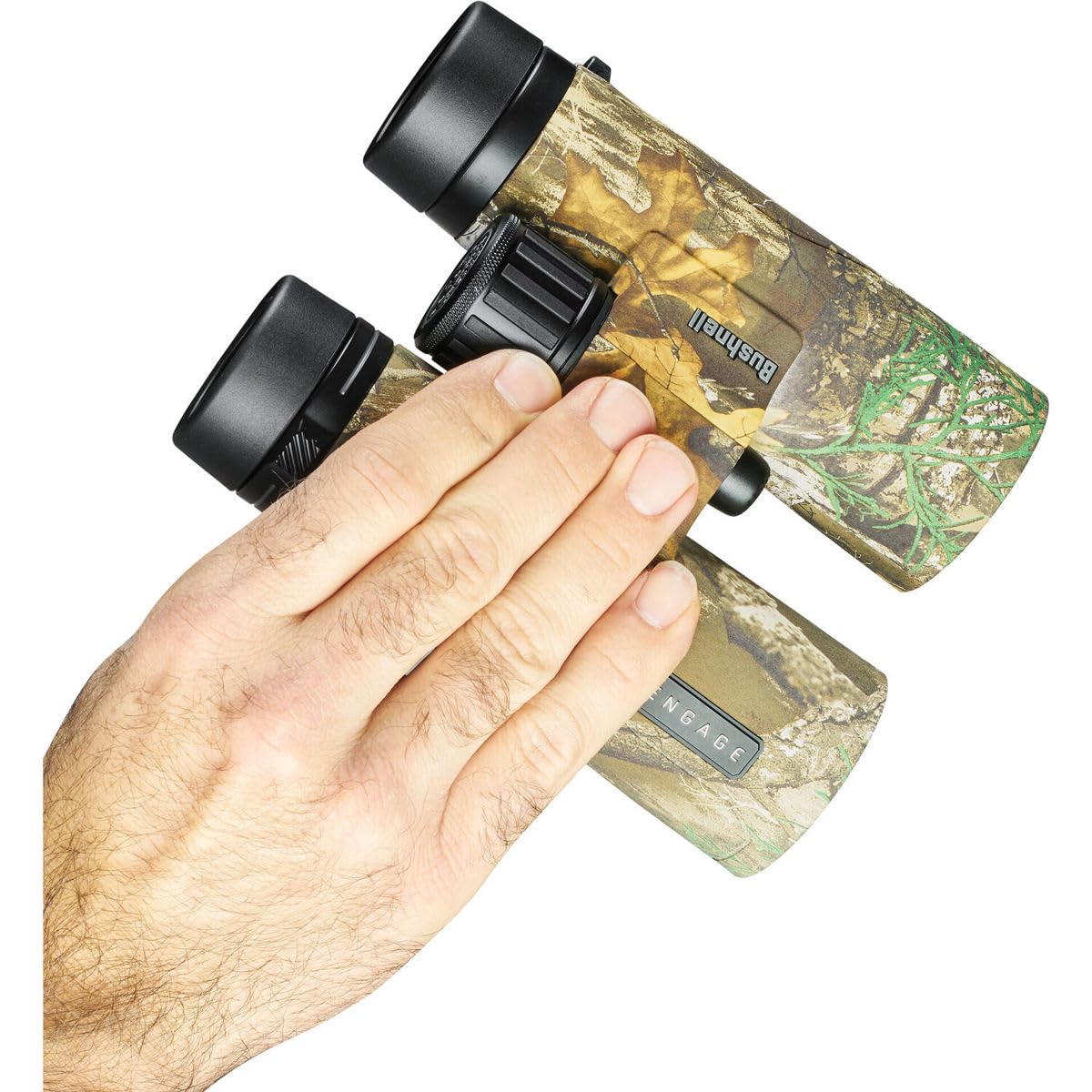 Bushnell Engage X 10x42 binoculars with IPX7 waterproofing resist rain during outdoor adventures