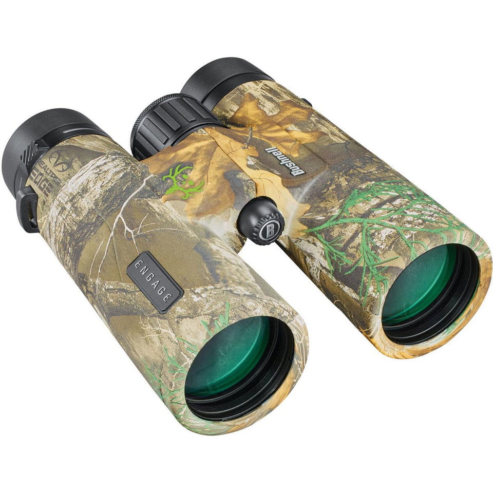 Bushnell Engage X 10x42 binoculars with waterproof exterior and EXO Barrier for clear viewing in rain