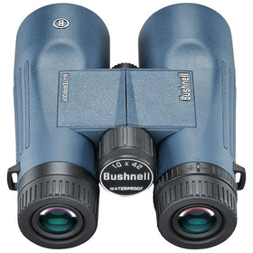 Bushnell Explorer held in hand showing lightweight aluminum body for all-day comfort