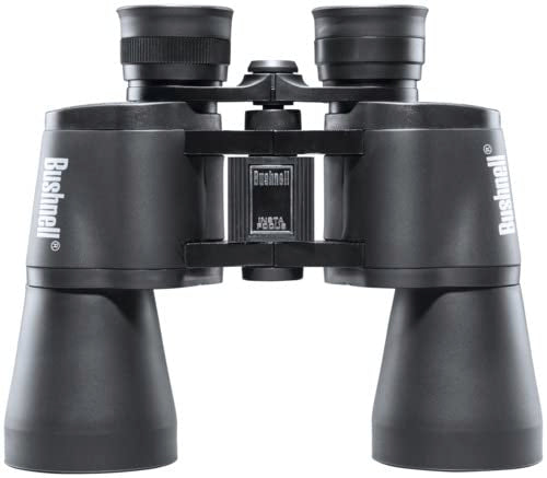 Bushnell Falcon close-up of fold-down eyecup for comfortable eyeglass-friendly viewing