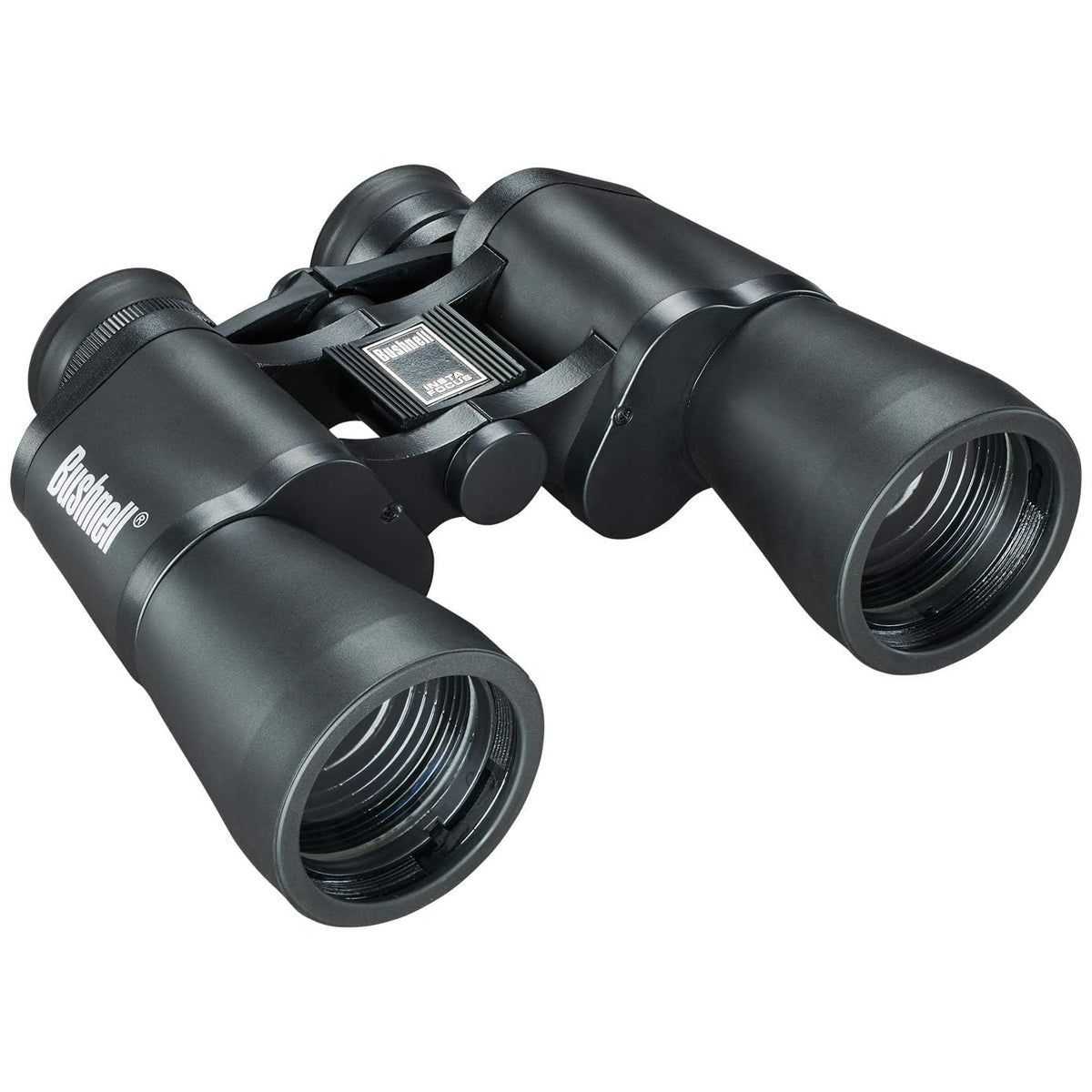 Bushnell Falcon front view showing compact Porro prism design and bright optics benefit